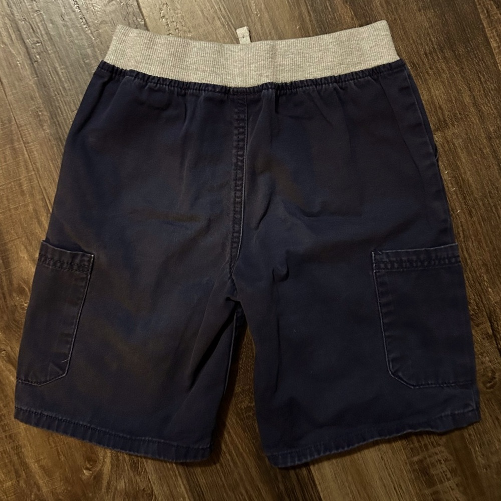 ♥️Youth Unisex ♥️Small pull-up Navy Blue Cargo Shorts Excellent Condition
